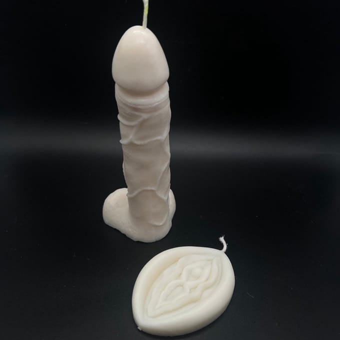 Voordeelset piemel & vagina kaarsen