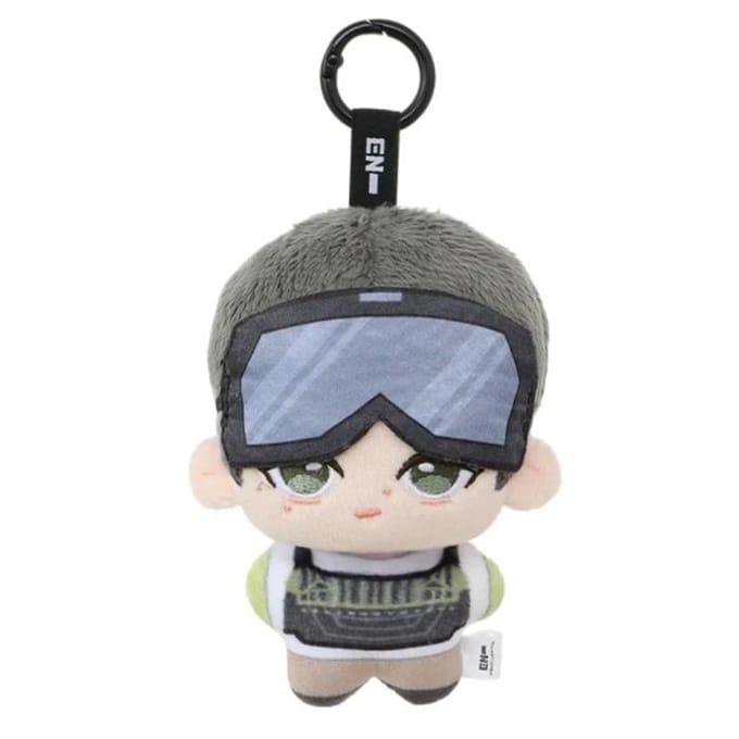ENHYPEN x MINISO - Pluche sleutelhanger met personage SUNGHOON gray
