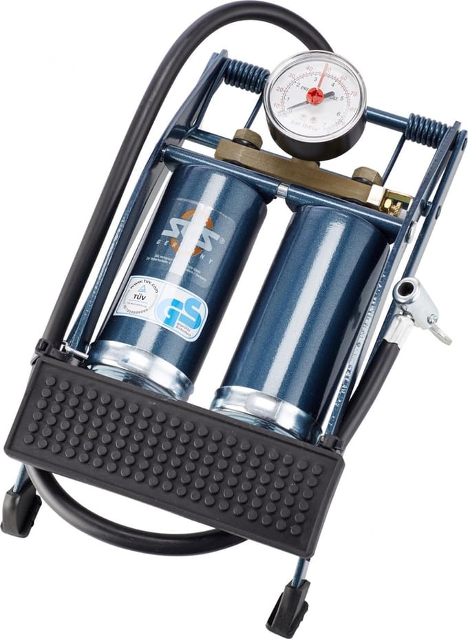 Sks Voetpomp Twin Air Met Drukmeter
