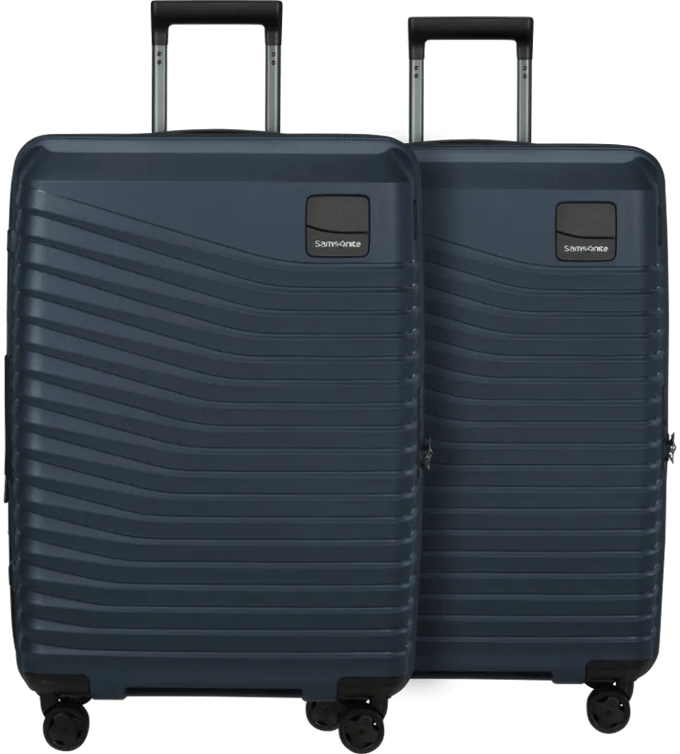 Samsonite Intuo Expandable Spinner 69cm Duo Pack Blue Nights