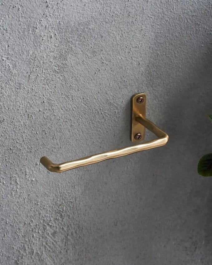 House Doctor Toiletrolhouder Welo geborsteld messing
