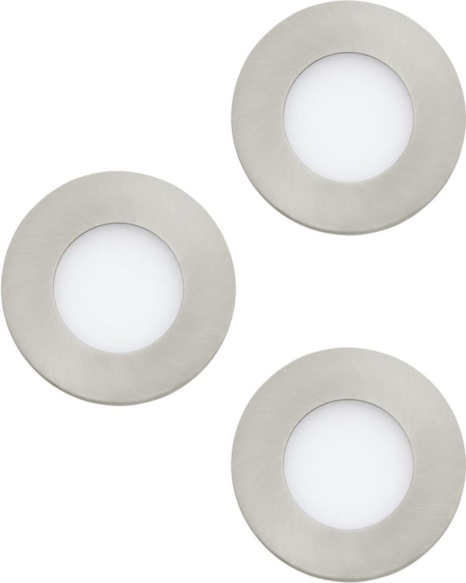 EGLO Fueva 1 Inbouwspot - LED - 8.5 cm - Nikkelmat