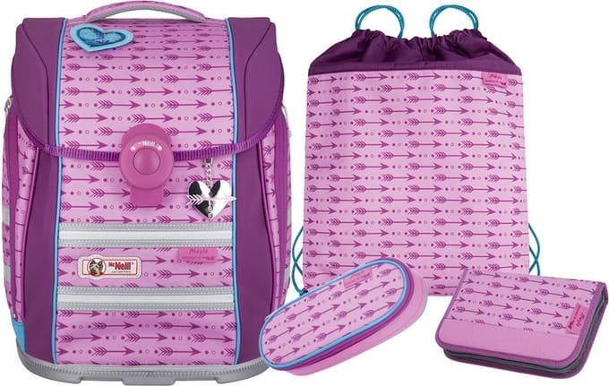 McNeill Schooltas Ergo Primero Mc Light Set 4-delig Mayla Paars Veelkleurig