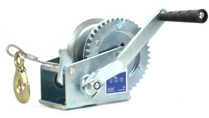 GEKO Handlier - 450 kg - 5 m staalkabel - Handrem - Verstelbare bevestiging