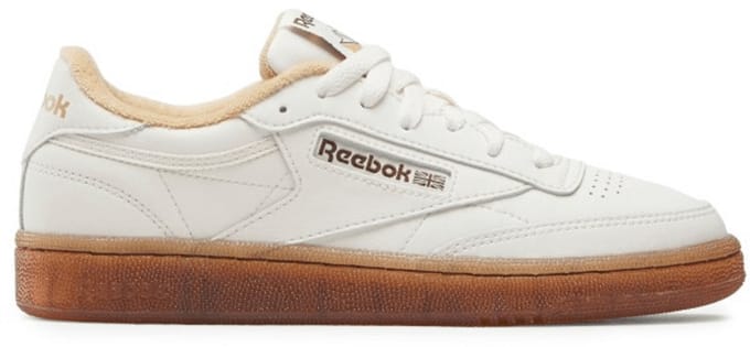 Reebok Club C 85 Vintagechalk/chalk/camel Maat: 37 | Sneakers Outlet | Dames | Bruin