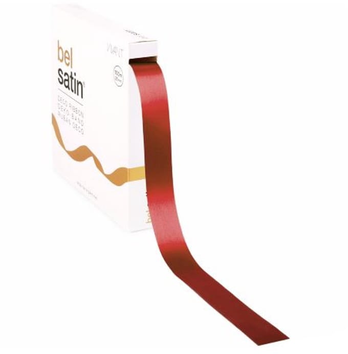 Satijnband Luxe Brique Rood