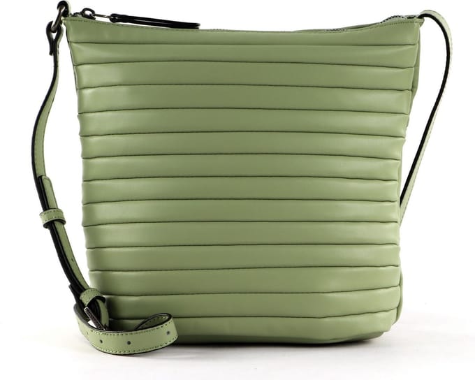 FREDsBRUDER Leren Schoudertas Tabily Hobo Bag Ice Green Lichtgroen
