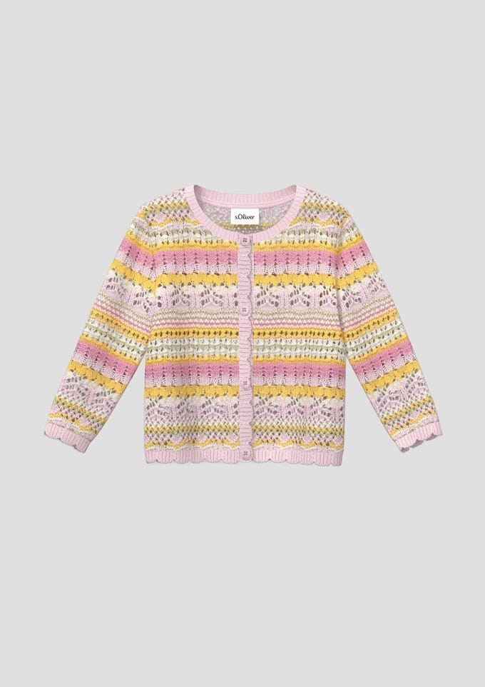 s.Oliver - others - Vest met ajourpatroon