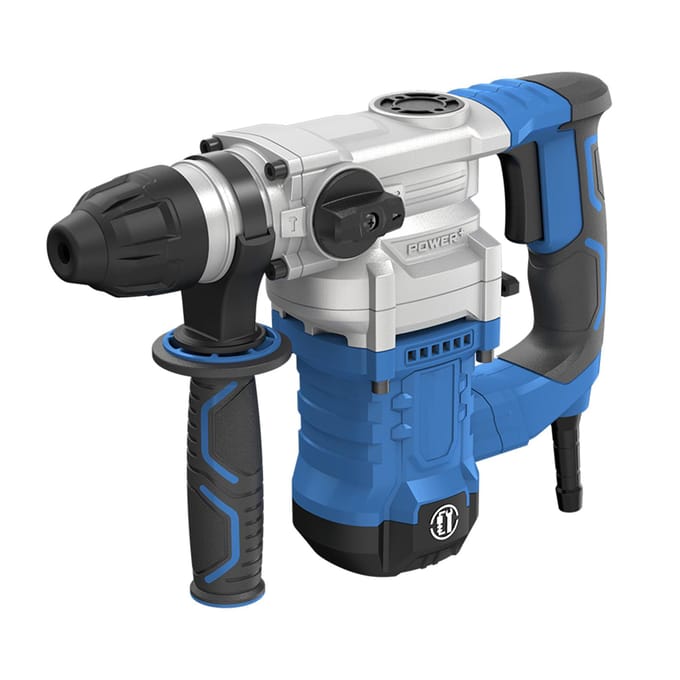 8 Amp 1000W SDS-Plus boorhamer met trillingscontrole en veiligheidskoppeling, heavy duty EU Plug blauw
