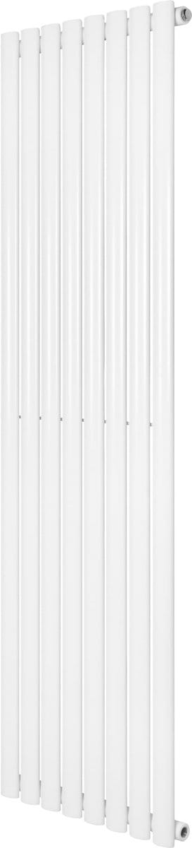Ovale design radiator - 1 kolom - 1600x480 mm - wit