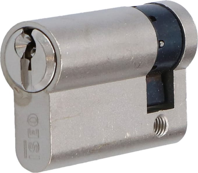 ISEO deurcilinder F5 40/10, halve profielcilinder (verschillend sluitend)