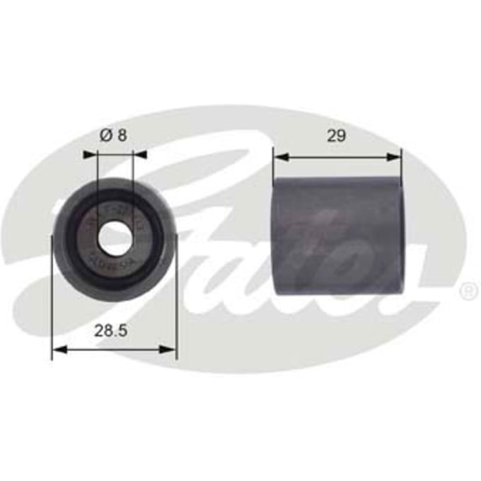 Geleiderol, distributieriem PowerGrip® GATES T42044