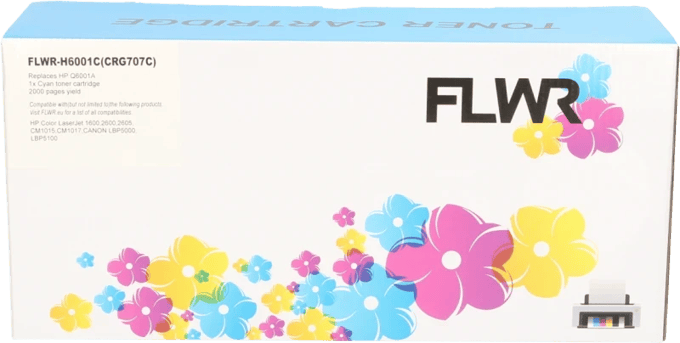FLWR HP 124A cyaan (Huismerk (remanufactured))