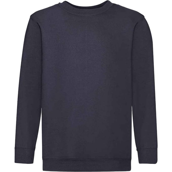 Fruit of the Loom Kids / Kinderen Klassieke Drop Schouder Sweatshirt (Deep Navy)