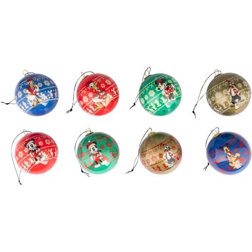 Disney 8 Kerstballen (Mickey Mouse)