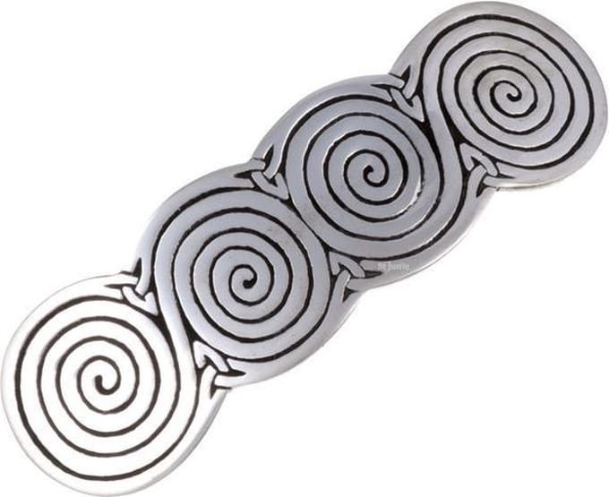 St justin Four spirals keltische Haarspeld  (PH14)