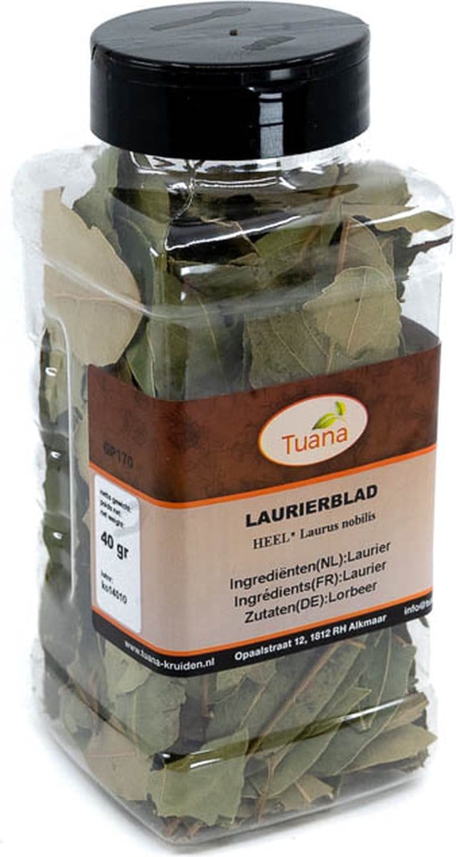 Tuana Kruiden - Laurierblad Heel - Strooibus 30 Gram - Tuanashop - GP-L-0003