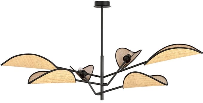 VENE 6 BLACK/RATTAN