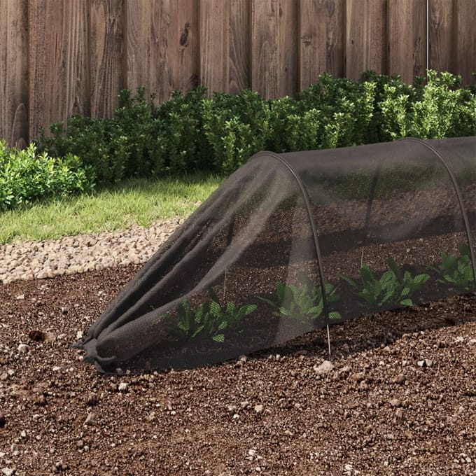 vidaXL - Kweektunnels - 3 - st - staal - en - polyetheen - zwart