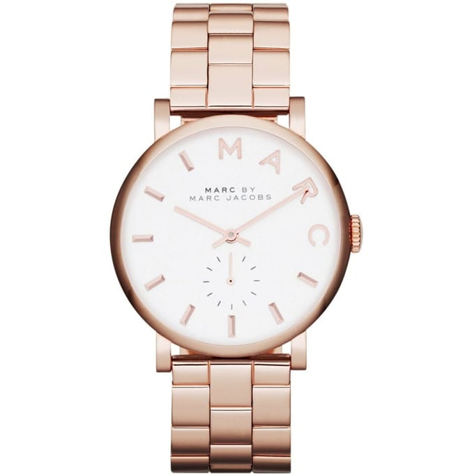 Marc Jacobs MBM3244 Baker Rose Verguld Dameshorloge