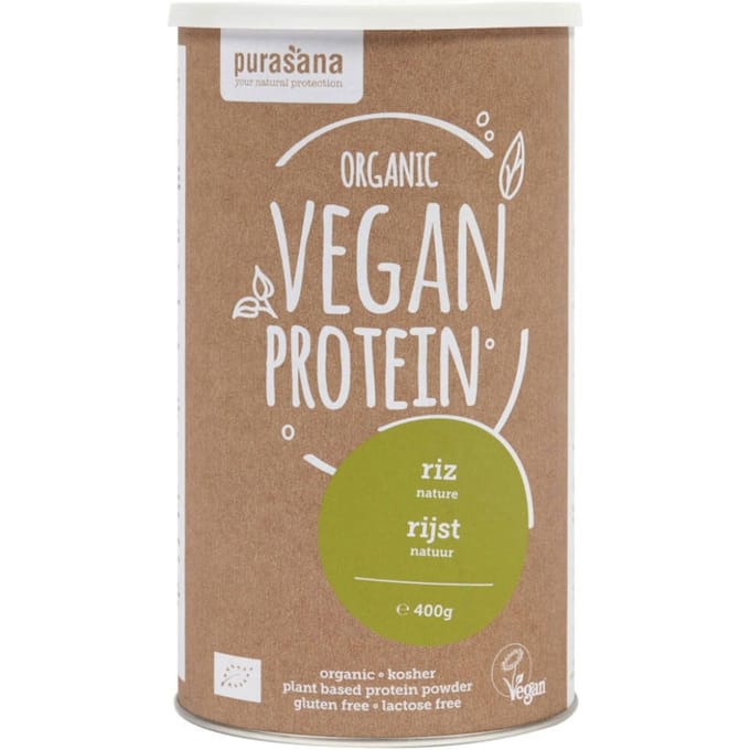Purasana® Vegan Proteïne Rijst Naturel Bio 400 Poeder