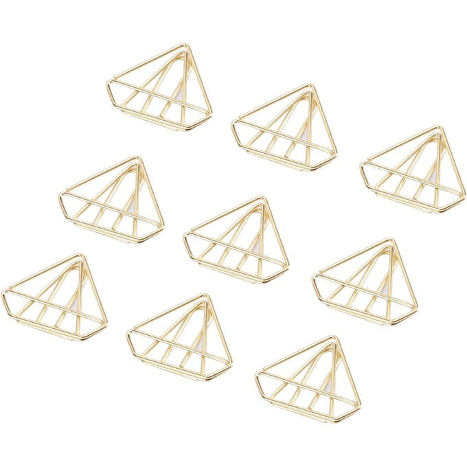 100 PIÈCES Jolis trombones en acier inoxydable clips décoratifs pour la maison l'école Utilisation Doré beige