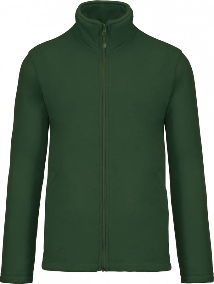 Premium Microfleecevest met rits Kariban Forest Green - Maat 3XL