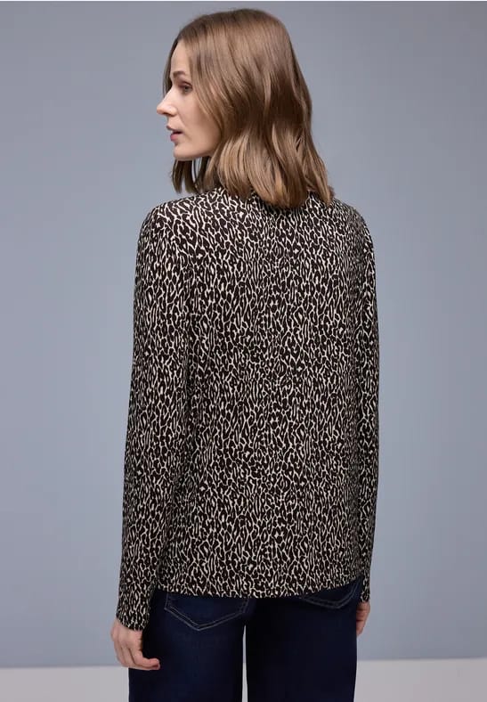 Shirt met luipaardprint