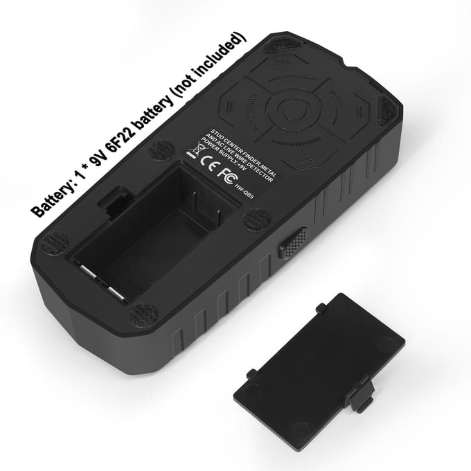 LCD-achtergrondverlichting Display Digitale wanddetector Metaalsensor Houten studzoeker AC-kabelscanner Vijf veelkleurig