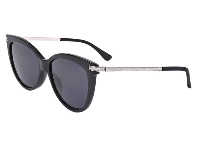 Jimmy Choo Axelle/G/S DXF zwarte zonnebril