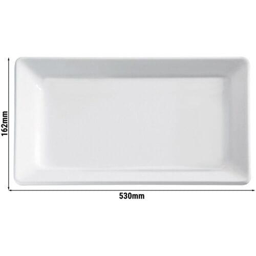GGM Gastro (6 Stück) GN-Tablett 2/4 - PURE - Melamin - Höhe: 30mm - Schwarz