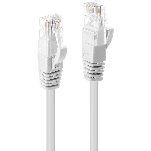 LINDY 48097 RJ45 Netwerkkabel, patchkabel CAT 6 U/UTP 10.00 m Wit Onafgeschermd 1 stuk(s)