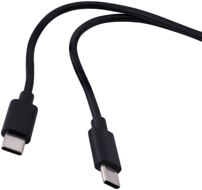 USB-C naar USB-C Kabel 1 Meter – Zwart – Oplaadkabel en Datakabel – Geschikt voor Laptop en Smartphone