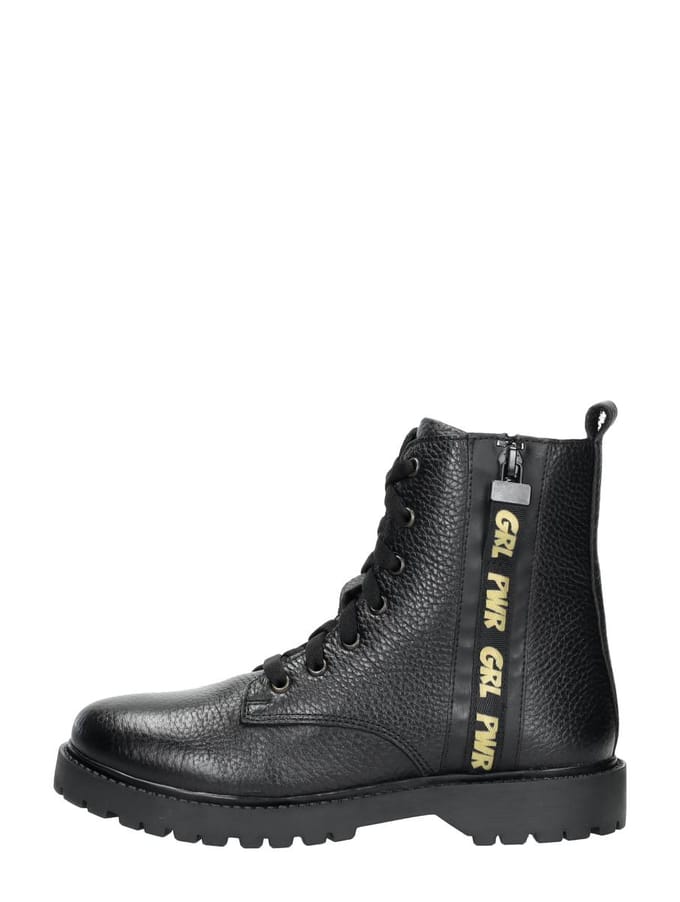 SUB55 Veterschoen hoog Veterschoen hoog - Zwart - Maat 33