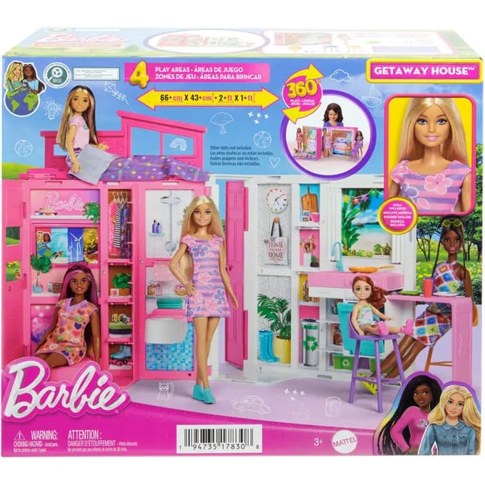 Barbie 65 jaar Vakantiehuis - Barbiepop - Poppenhuis