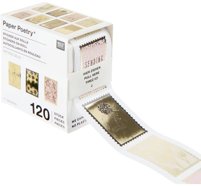 Postzegelstickers "In the Meadow"