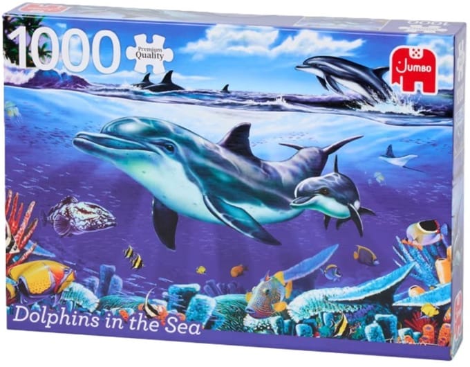 Jumbo Puzzel Dolphins in the Sea 1000 stukjes