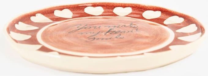 Sissy-Boy - Roze ontbijtbord met hartjes