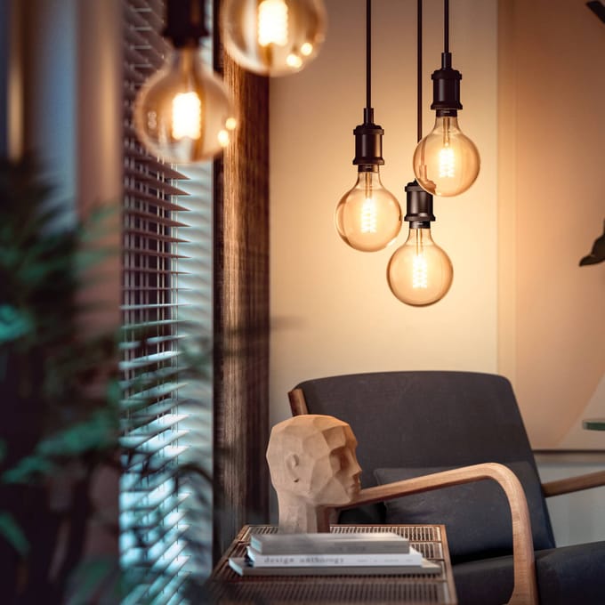 Philips Hue White Filament Globe E27 Bluetooth - Vintage Lamp - Wit