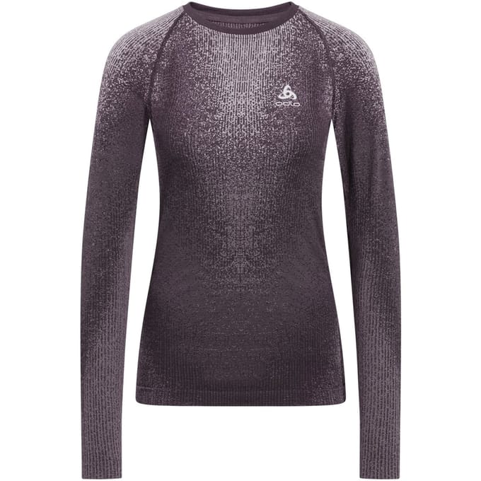 Odlo - Blackcomb Warm - Thermoshirt - Paars Dames - Maat XL
