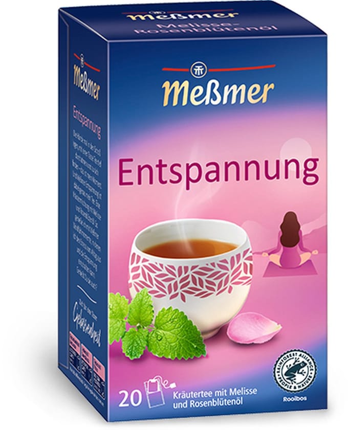 Messmer Ontspanning Rooibos Citroenmelisse Rozenblaadjes 2gr - 5x 20 stuks