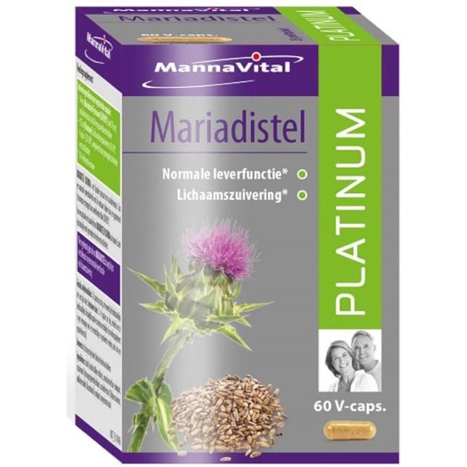 Pit&Pit - Mariadistel platinum 60 pcs. - Hoogwaardig extract - Normale leverfunctie