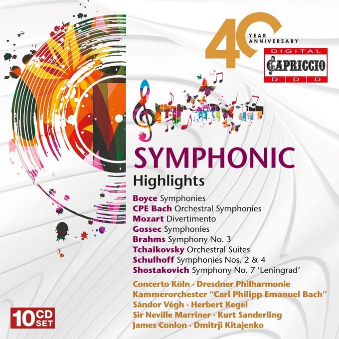 Concerto Köln & Dresdner Philharmonie - 40th Anniversary: Symphonic Highlights (10 CD)