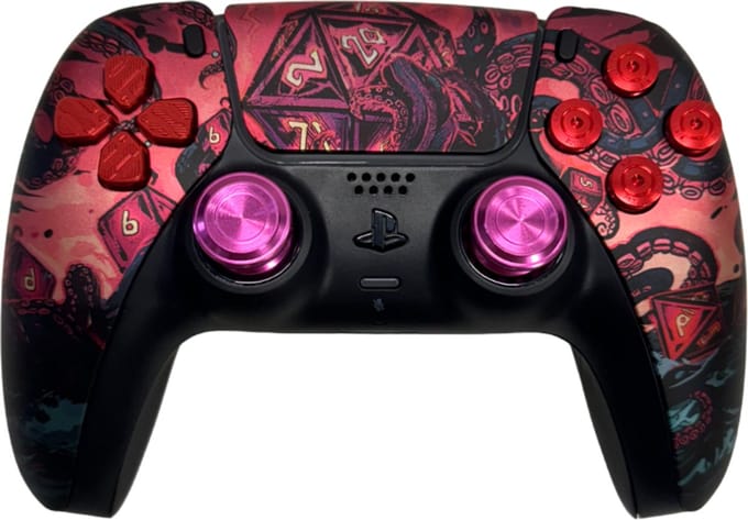Clever Kraken Dice Custom Controller (PS5 compatibel)