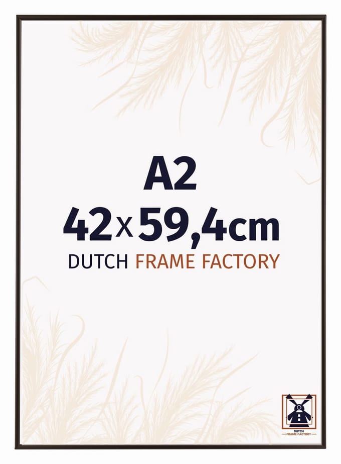 Fotolijst A2 42x59,4 cm - Kunststof - Antraciet - Easy