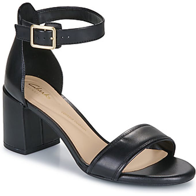 Clarks Shoes Ezoria Mae Sandalen Zwart EU 40 Vrouw