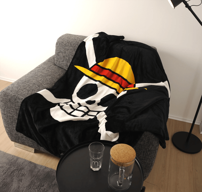 One Piece - Anime Dekens - Skull - Zachte deken - voor Geen - meerkleurig