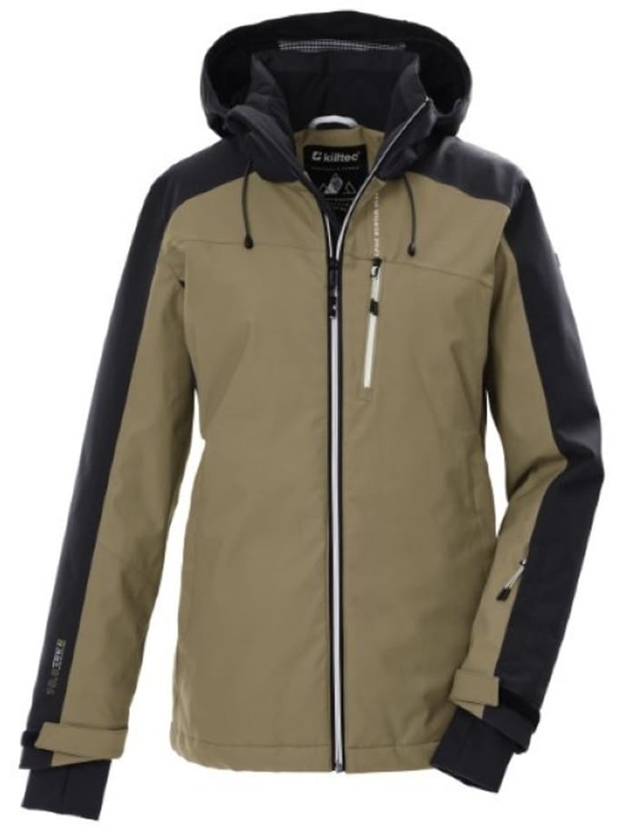 Killtec ski jas dames - 42630 - taupe/zwart - dames ski jas - maat 36