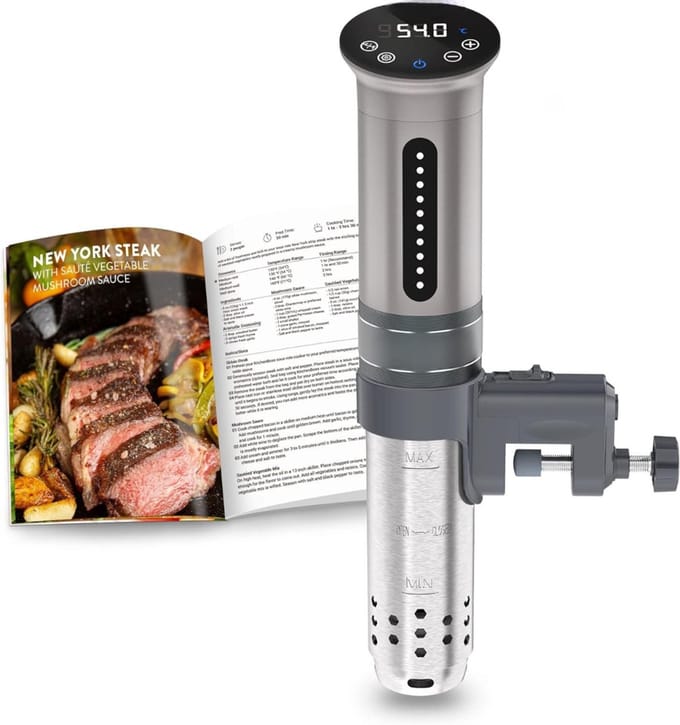 Zyrex® Sous vide stick - Sous Vide - Zwart - 6cm x 8cm x 38cm