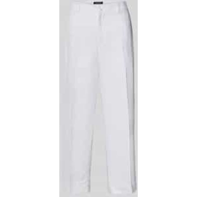 Loose fit stoffen broek van mix van linnen en viscose model 'SENDON'